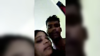 XXX Horny Man Satisfies Desi Bhabhi Woman in Her Living Room