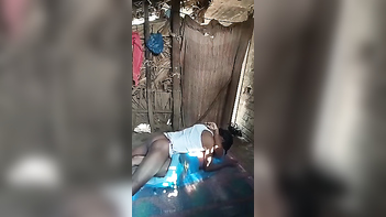 Quick Desi XXX: Young Telegu Couple Enjoys Intimate Encounter in Their Adobe Home