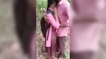 Desi Teacher Caught on Camera Exposing Student's Breasts Outdoors - Shocking XXX MMS