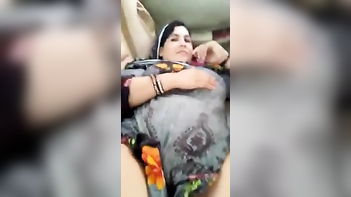 Desi Wife's Sexy Pussy Exposed in Backseat of Driver: Horny XXX Action!