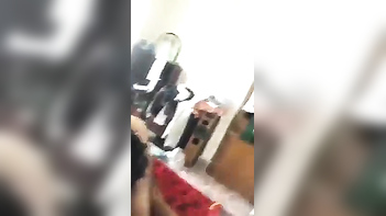 Sizzling Desi Sex Scene: Hot Girl Engulfing Lover's Shlong in the Comfort of Home