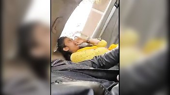 Paki College Beauty Gives Sensational Blowjob to BF in Car