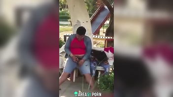 Watch Now: Desi Tamil GF Sucks BF's Dick Outdoors in Park and Swallows Cum - New Desi MMS Video