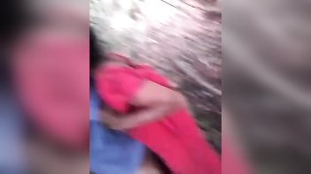 Desi Bhabhi in Red Sari Gives Devar a Sensual Hand Job - XXX Desi Sex