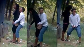 Leaked Desi MMS Sex Video: Wife Cheats on Sleeping Husband Outdoors