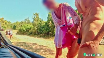 Naughty Beach Adventure in Kerala: White Woman Experiences Desi Cock and Nasty Handjob!