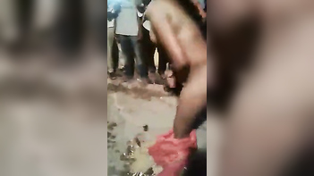 Shocking Video: Desi Village Hotty Dances Naked in Public - Download Now!