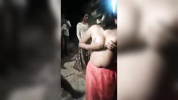 Shocking Video: Desi Village Hotty Dances Naked in Public - Download Now!