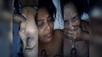 Desi Delight: Indian Wife Experiences Cum Facial for the First Time