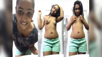 Sri Lankan Beauty Bares All in Sensual Striptease for Her Boyfriend