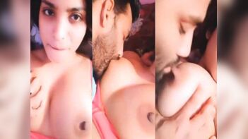 Watch the Sizzling Hot Desi Sex Show with this Breasty Girlfriend and Her BF!