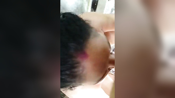 Experience the Pleasure of Desi Sex with a Mature Mallu Aunty's Sloppy Blowjob