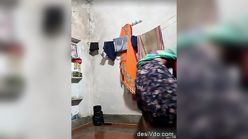 Desi Village Bhabhi Flaunts Her Asshole in Sexy Display