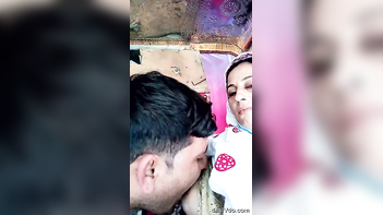 Desi Paki Wife's Sensual Boobs Sucking Experience with Her Loving Hubby
