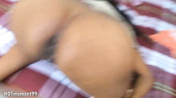 Sri Lankan Big Ass Girl Enjoys Doggy Style Pussy Fucking
