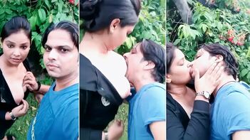 XXX Video: Horny Guy Goes Wild Sucking Desi Mistress' Boobs Outdoors - Watch the Sordid Scene Now!