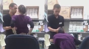 Saucy Desi Teen Avoids Punishment By Pleasuring Drug Store Manager After Shoplifting Incident