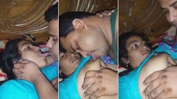 Leaked Desi Sex Video: Cheating Wife Feeding Big Boobs to Neighbour