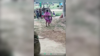 Village Dispute Between Two Desi Aunties Ends in Unfortunate Show of Disrespect