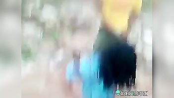 Viral Desi XXX Video: Village Couple Interrupted by Stranger During Intimate Moment