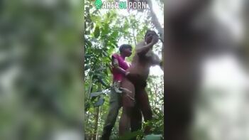 Desi Aunty's Outdoor Sex Lesson Goes Viral: Watch the Shocking MMS!