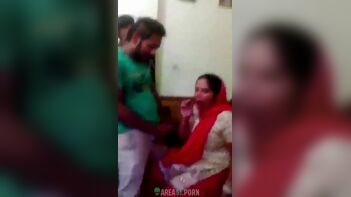Unbelievable: Penniless Indian Aunty Sucks Rich Nephew for Cash - Shocking Leaked Porn Video