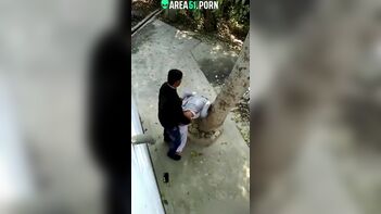 Caught in the Act: Hot Desi Couple Caught Frolicking in a Dark Alleyway by Peeping Tom
