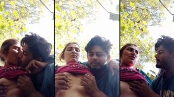 Kerala Aunty Causes Stir After Showing Breasts in Public Park