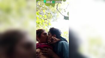 Kerala Aunty Causes Stir After Showing Breasts in Public Park