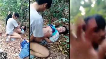 New Desi MMS: Couple Caught in the Act of Lovemaking in the Jungle by Villagers