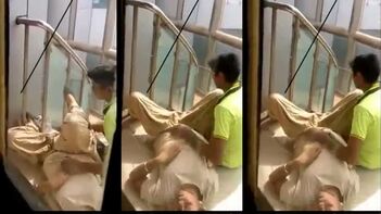 Colleague Catches Indian Mall Workers in Compromising Position