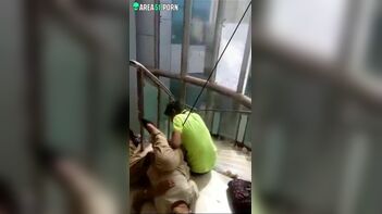 Colleague Catches Indian Mall Workers in Compromising Position