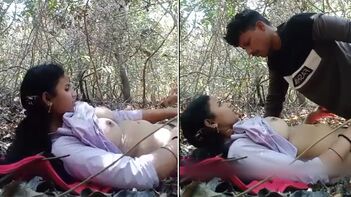 Desi Village Girl Experiences Ultimate Thrill with Outdoor Fucking Session with BF