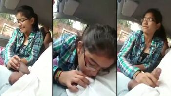 Indian Coed's XXX Video Goes Viral After She Sucks Teacher's Cock for Better Grades in Car