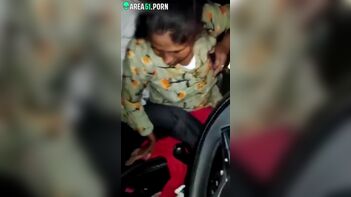 Driver Caught Giving Indian Lover a Cock Ride in Car