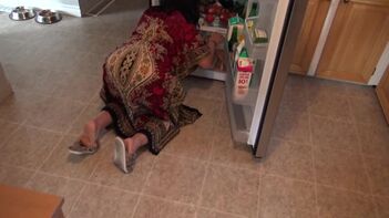 XXX Aunty Gets Fucked in the Kitchen by Young Friend's Son - A Wild and Unforgettable Experience