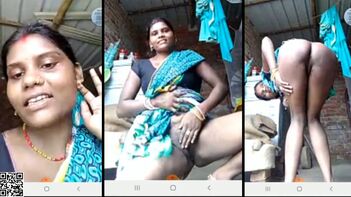 Sensational Video Call: Naughty Village Aunty Shows Lover Her Nude Body in Desi MMS