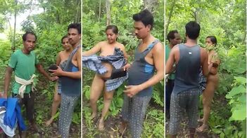 Shocking Video of Desi Wife Cheating with Tenant in Jungle Uncovered - XXX Indian