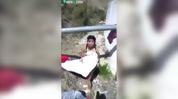 Caught Indian Bitch Riding Lover's Boner on Porn Video