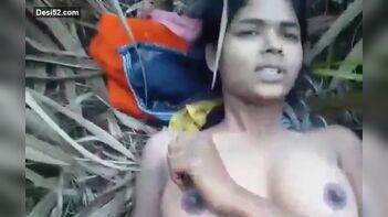 Caught on Camera: Indian Wife with Braided Hair and Nose Piercing Gets Intimate in Viral Video