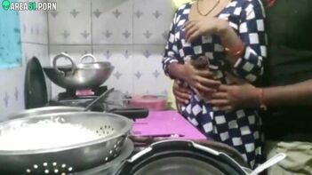 Housewife's Cooking Fail Leads to Intimate Moment Caught on Video