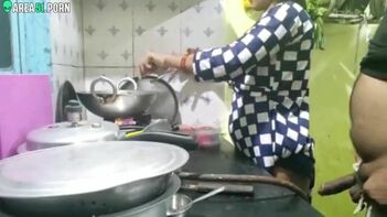 Housewife's Cooking Fail Leads to Intimate Moment Caught on Video