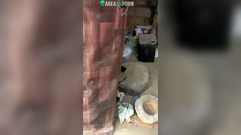 Neighbor Caught in Piledriver Position Penetrating Indian Bhabhi's Pussy