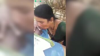 Indian Bhabhi Caught Sucking Lover's Penis in Shocking Phone Video
