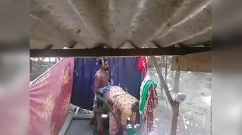 Devar Caught on Camera Fucking Slutty Desi Wife in Open - Indian XXX Porn