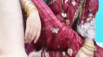 Hot Bhabhi's First Night Fucking With Her Boyfriend - Sexy Teen Video