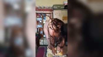 Watch This Hot Dehati Bhabhi's Sizzling Strip Tease MMS Show!