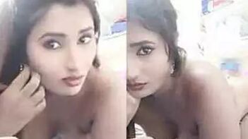 Curvy Desi Gal Experiences Sensual Pleasure By Rubbing Her Xxx Pussy Against a Pillow