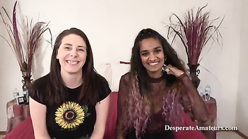 Hot Indian Babe Desperate for Money Joins Casting Compilation of Fit Amateurs