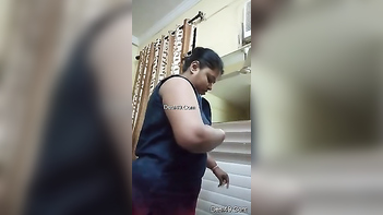 Cameraman's Mind Blown By Desi Mom's Enormous Butt Cheeks!